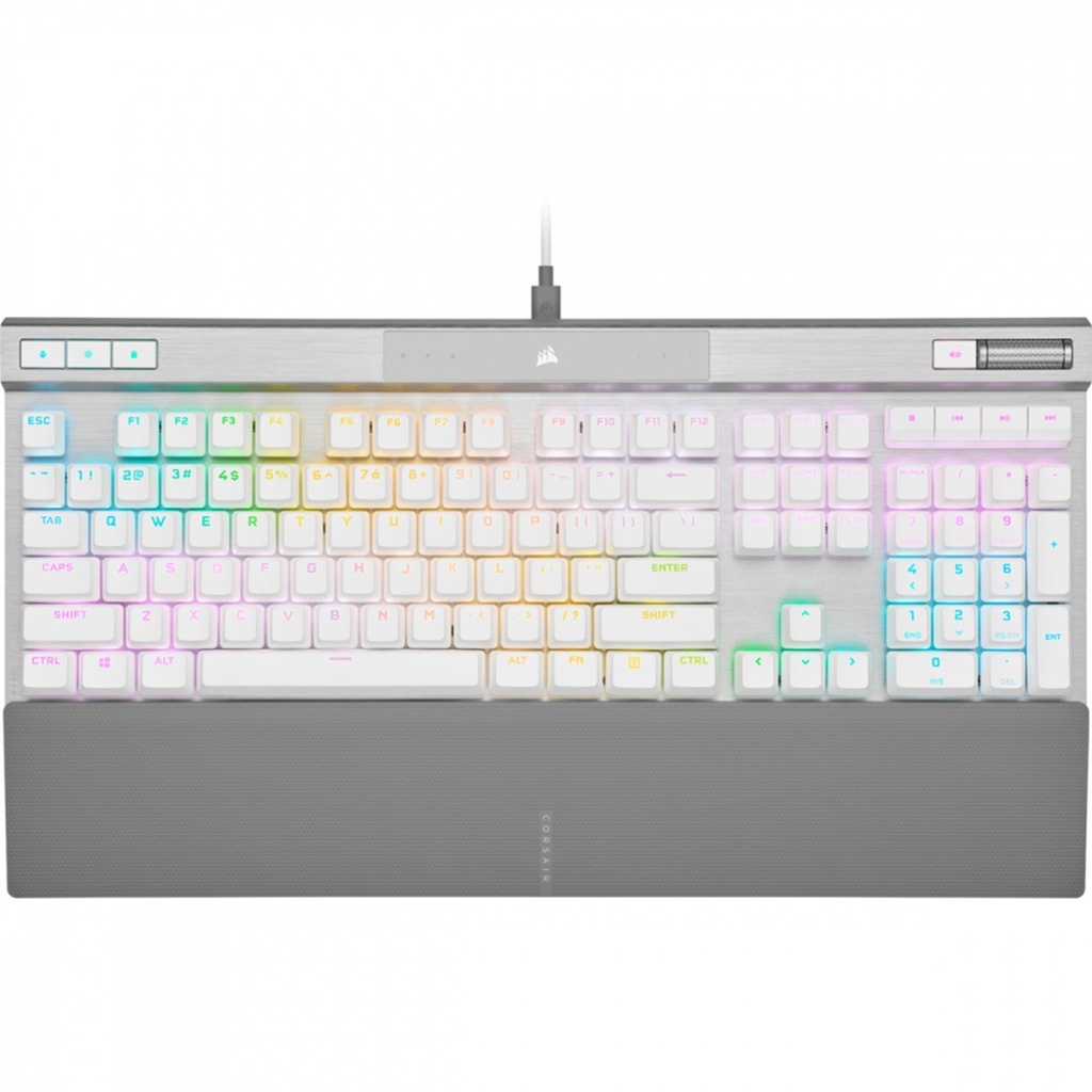 Teclado Mecánico Gamer Corsair K70 RGB PRO Switch OPX Alámbrico Inglés
