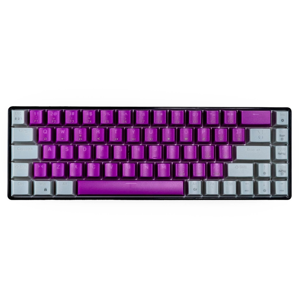 Teclado Mecánico Naceb NA-0963M De 60% Con Teclas Intercambiables