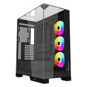 Gabinete Ocelot Gaming Glass Hunter 3 ARGB ATX Sin Fuente De Poder