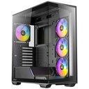 Gabinete Antec Constellation C3 ARGB Midi-Tower ATX/Micro-ATX/Mini-ITX USB 2.0/3.0 Sin Fuente 4 Ventiladores Instalados