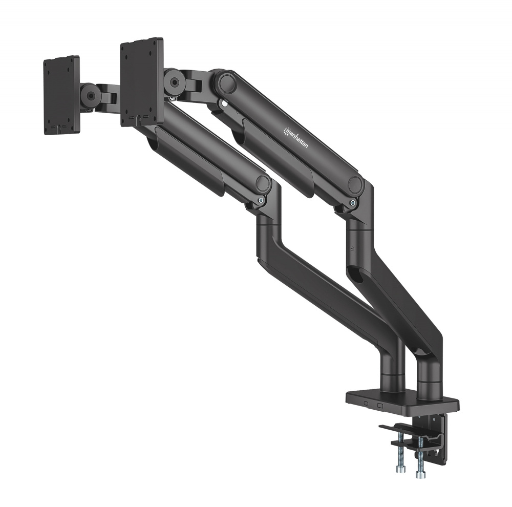 Manhattan Soporte de Escritorio para 2 Monitores 17" - 45", hasta 36.3kg