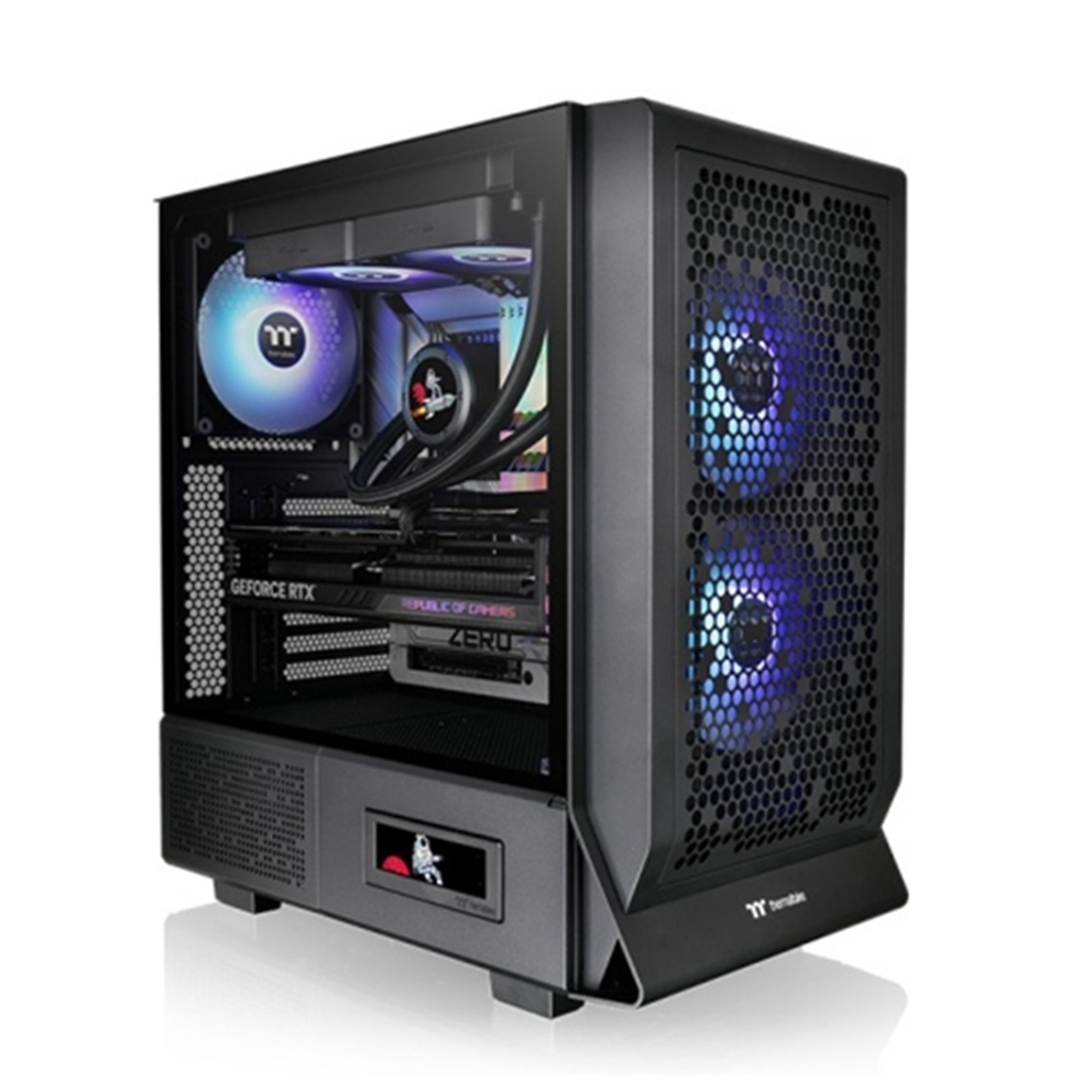 Gabinete Thermaltake Ceres 330 TG ARGB Midi-Tower ATX/EATX/Micro-ATX/Mini-ITX USB 3.0 sin Fuente 3 Ventiladores Instalados