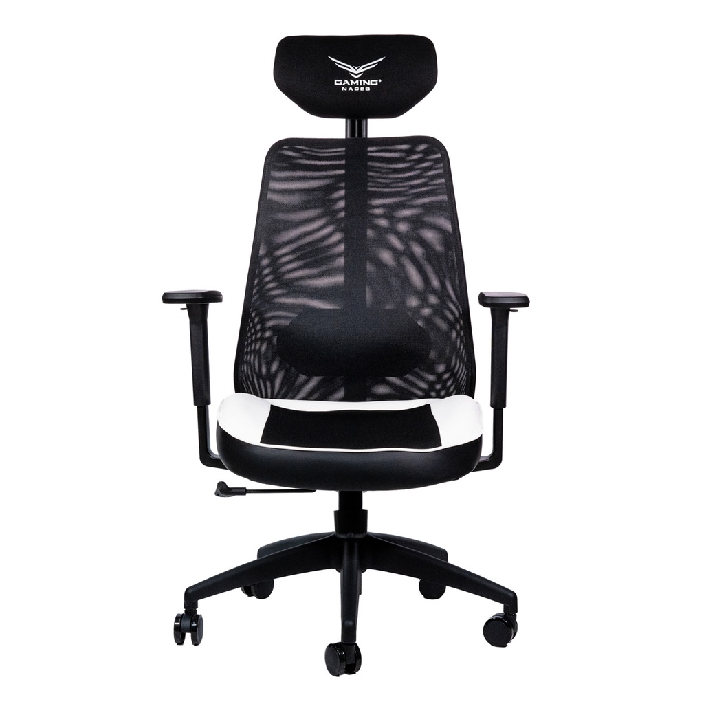 Silla Gamer Naceb NA-09S4B X-one De Malla Hasta 140kg Con Soporte Lumbar