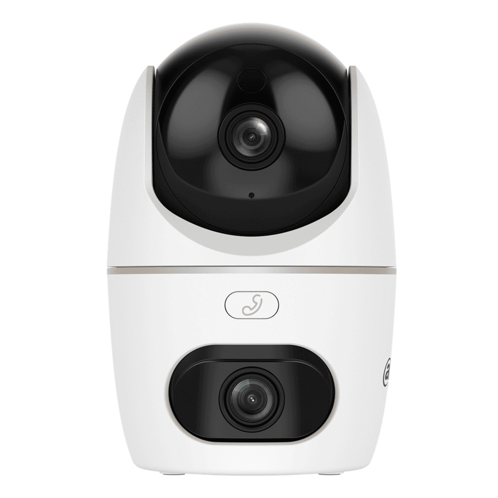 Camara IP Dual CCTV Dahua DH-HPT1539DD-STW-5E2-IL Lente Fijo Lente PT 5MP Cada Uno Visión Nocturna Audio Bidireccional