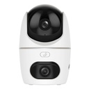 Camara IP Dual CCTV Dahua DH-HPT1539DD-STW-5E2-IL Lente Fijo Lente PT 5MP Cada Uno Visión Nocturna Audio Bidireccional