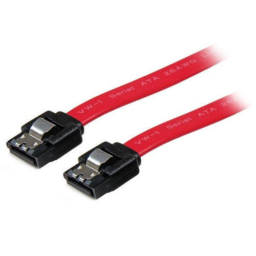 Cable sata serial ata 45cm con seguro cierre de seguridad  bloqueo con pestillo latching - startech.com mod. lsata18