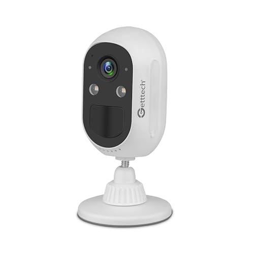Camara wifi getttech ip 4mp blanca gec-wbwl4