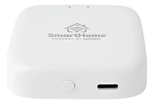 (zigbee) controlador hub zigbee, conexión bluetooth y  wifi, compatible con alexa y googlehome y cámaras ip smarthome by epcom