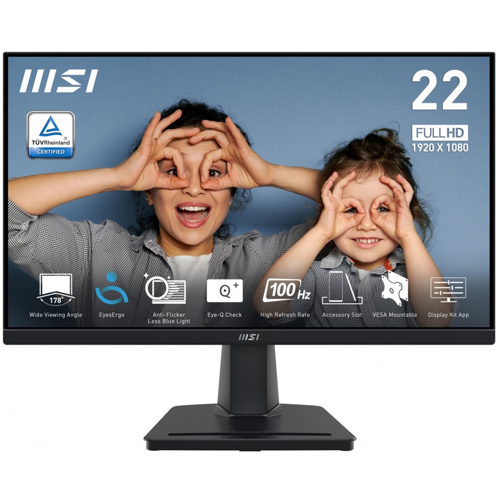 Monitor MSI Pro Mp225v LED 21.5" Full Hd 100 Hz HDMI DisplayPort