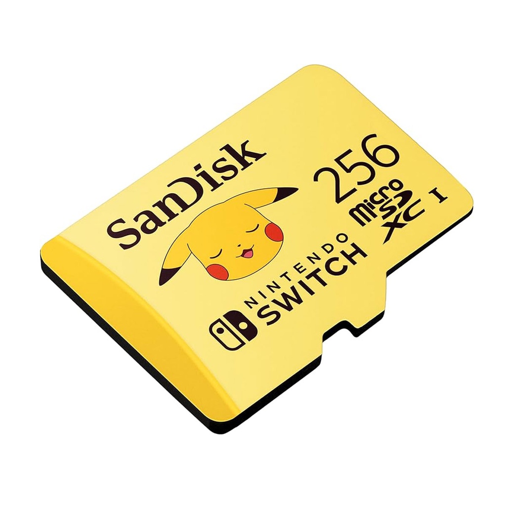 Memoria Flash SanDisk Pikachu 256GB MicroSDXC UHS Clase 3