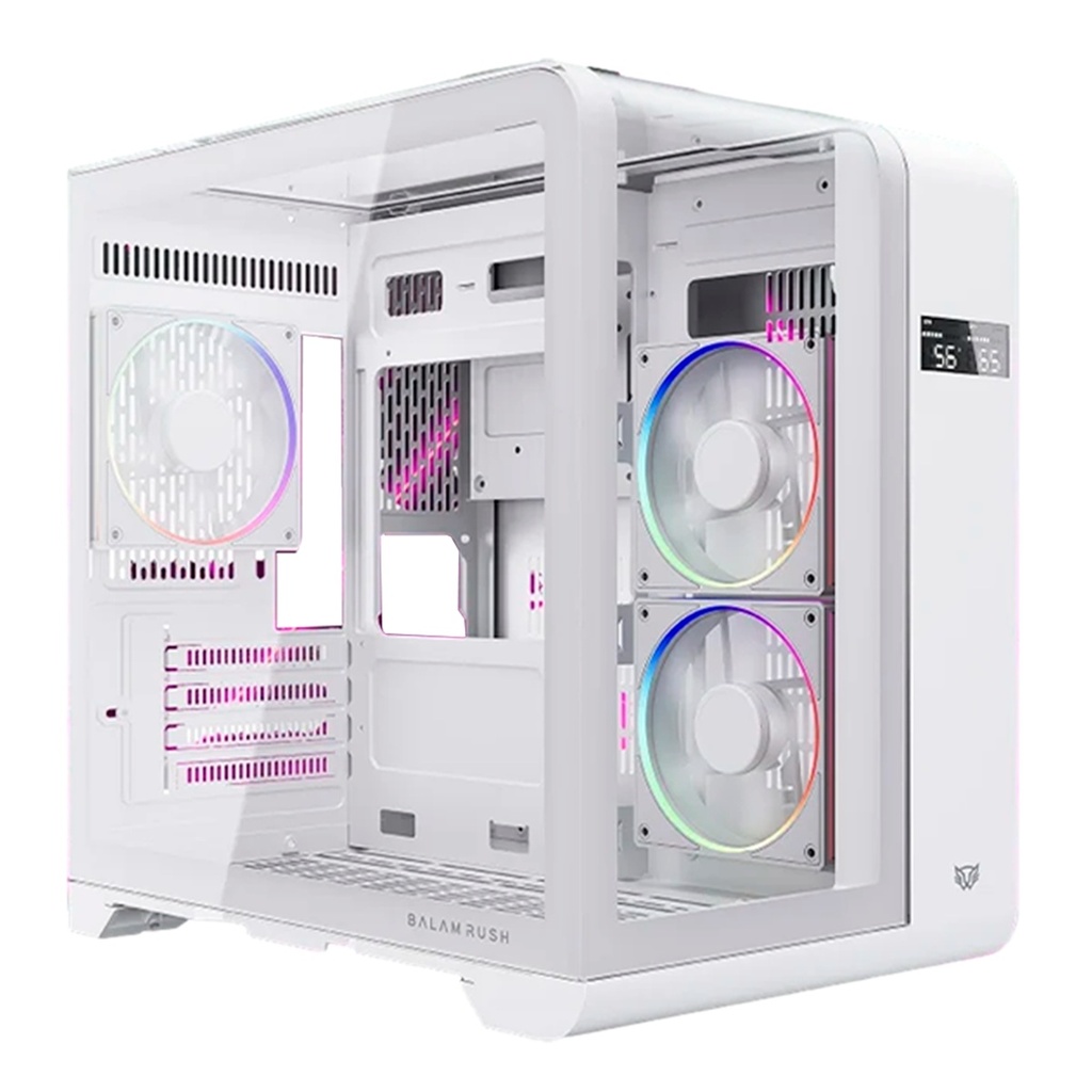 Gabinete Balam Rush Tank Expert Curve 6400 Mini-Tower Micro-ATX/ITX USB 2.0/3.0 Sin Fuente