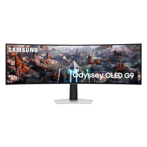 Monitor samsung curvo oled gamer 49" resolucion 5120x1440 panel oled