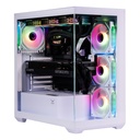 Gabinete Gamer Naceb NA-0637B Media Torre ATX 4x Ventiladores Cristal Templado