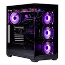 Gabinete Gamer Naceb NA-0637N Media Torre ATX 4x Ventiladores Cristal Templado