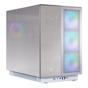 Gabinete Gamer Naceb NA-0640 E-ATX Aluminio y Cristal Templado 8x Ventiladoresno Instalados