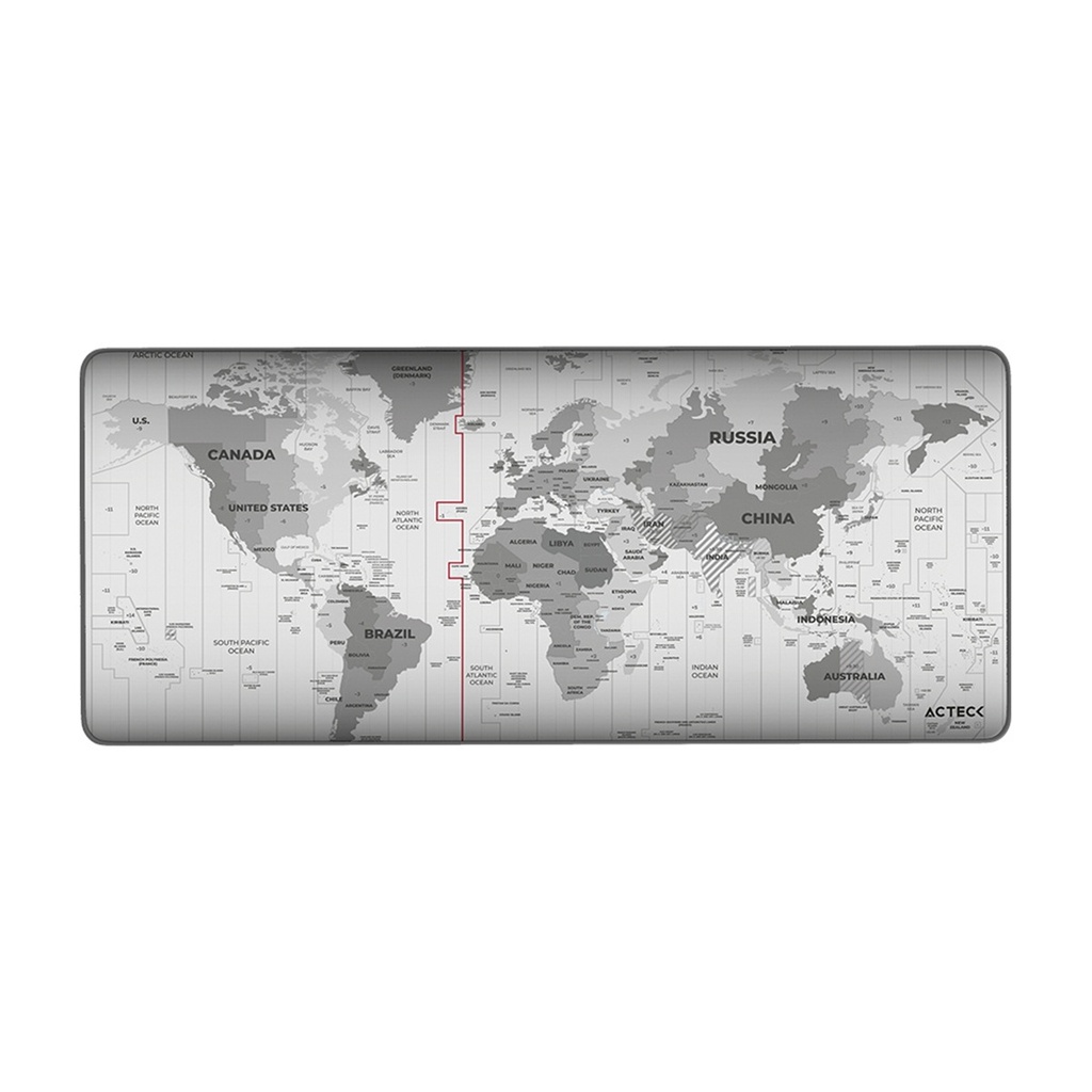 Mousepad Gamer Acteck Vibe Flow World MT494W 800mm x 350mm Grosor 4mm