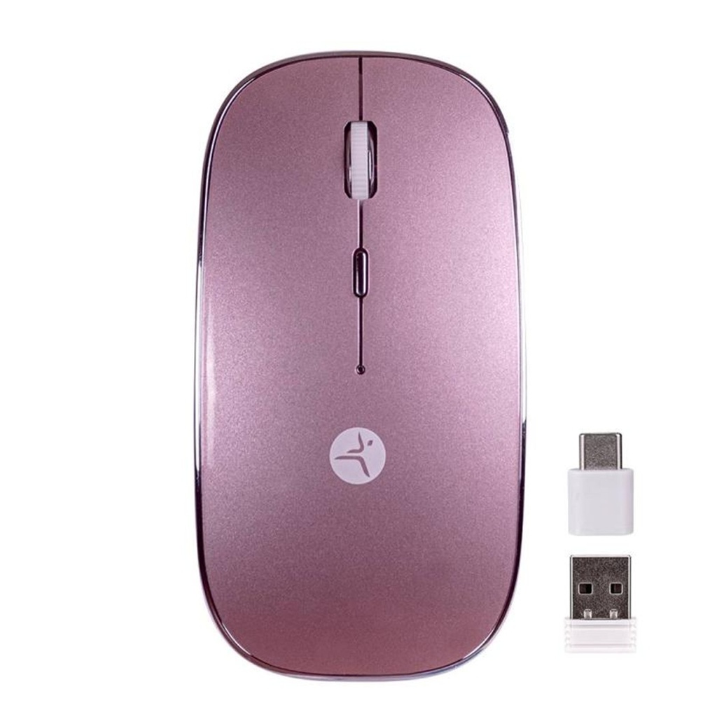 Mouse TechZone TZACMOI27 Inalambrico Recargable 2.4GHz Hasta 1600 DPI
