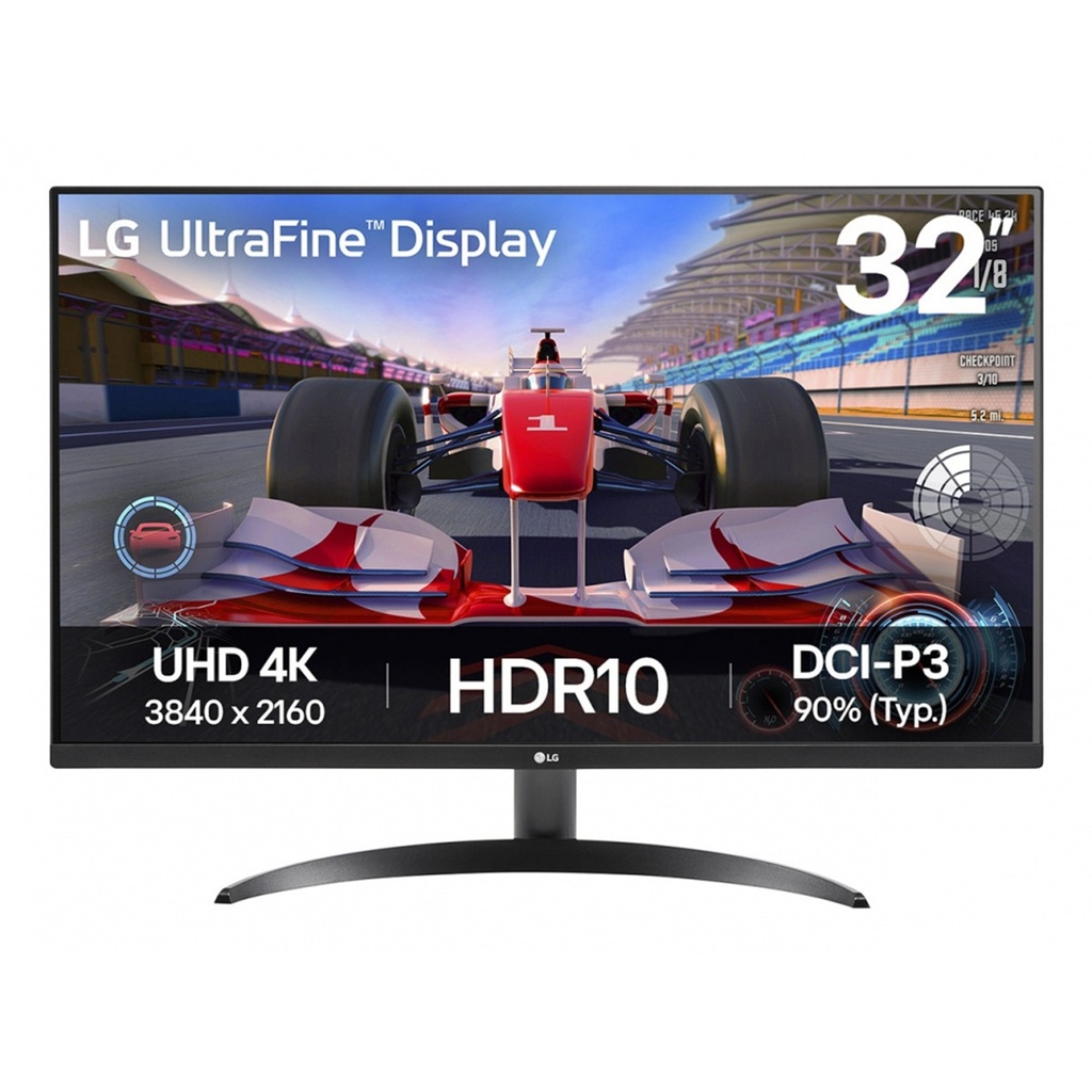 Monitor Gamer LG UltraFine LCD 32" 4K Ultra HD FreeSync 60Hz HDMI DisplayPort Bocinas Integradas