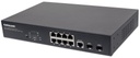 Switch Intellinet Gigabit Ethernet 561167 8 Puertos 10/100/1000Mbps + 2 Puertos SFP 20 Gbit/s 8192 Entradas