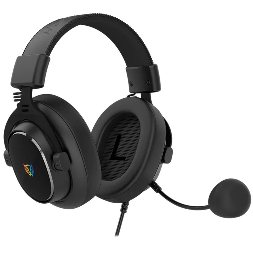 Diadema Gamer Balam Rush Aviator Expert HA777 Alámbrico 3.5mm Micrófono RGB
