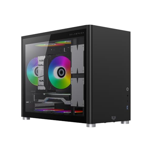 Gabinete balam rush eris jet gi985 micro torre micro atx, mini-itx