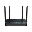 Netis Router NX31 Wi-Fi 6E 4x RJ-45 2402 Mbit/s WLAN Inalámbrico Doble Banda 2.4/5 GHz 4 Antenas Externas 5 dBi 