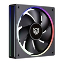 Ventilador Balam Rush BR-942201 Eolox Bora EXB85 120mm RGB 600-1600 RPM PWM 4 Pin