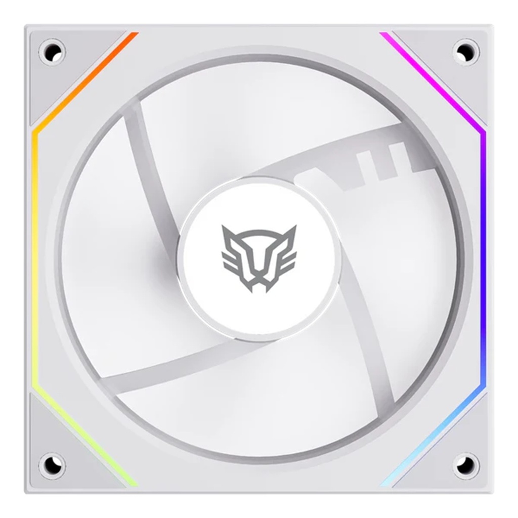 Ventilador Para PC Balam Rush Eolox Link EXL95 Diseño Cuadrado 120 mm 600-1800 RPM PWM 4 pin Aurea RGB Legend