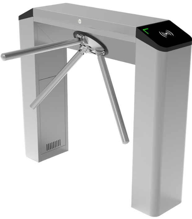 ZKTeco Torniquete de Trípode Bidireccional TS2000PLUS, Acero Inoxidable