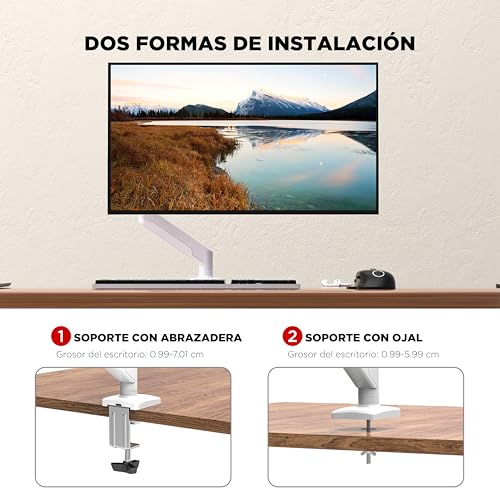 Brazo articulado para monitor nacebna-0213 - brazo articulado para monitor na-0213 blanco dsa2101