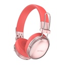 Audífonos Inalambricos Acteck Luxe Chic HP710 Respuesta de Frecuencia 20Hz-20kHz Bluetooth
