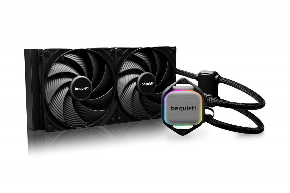 be quiet! PURE LOOP 2 Enfriamiento Líquido para CPU, 2x 140mm, hasta 1800RPM, Negro