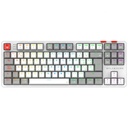 Teclado Mecánico Gamer Balam Rush Level Pro GK990 LED RGB TKL Outemu Red Inalámbrico RF Inalámbrico/Bluetooth Español