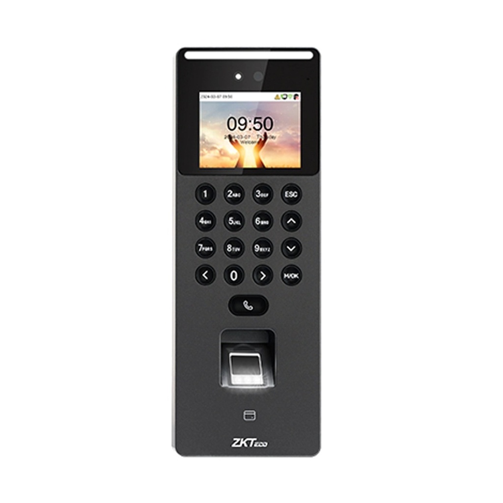 Control de Acceso y Asistencia Biométrico ZKTeco SenseFace 2A 3.000 Usuarios 3.000 Huellas 3.000 Tarjetas 1.500 Rostros USB 2.0 