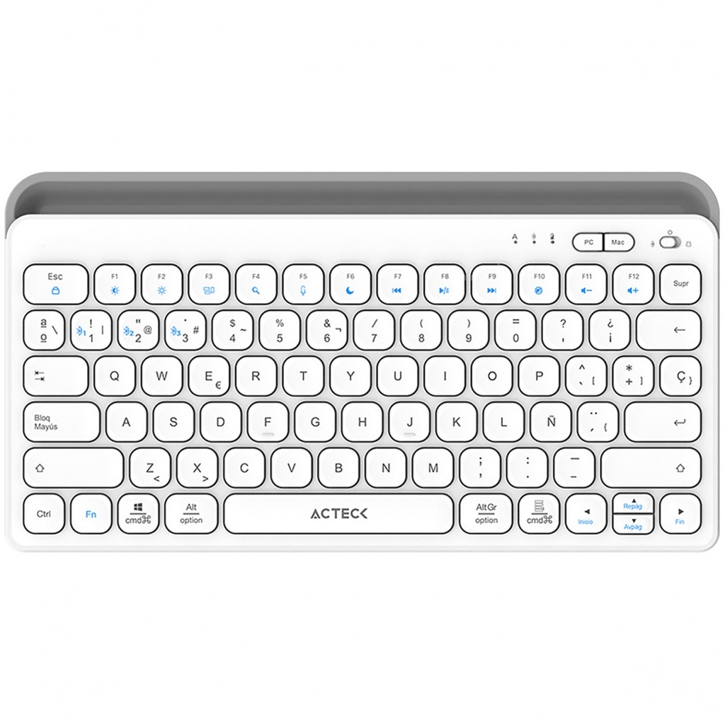 Teclado Acteck Inspire Trek TI737 65% RF Inalámbrico Bluetooth Español