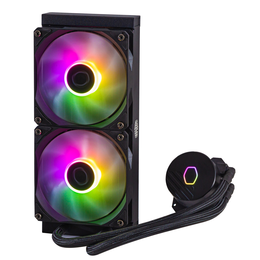 Ventilador p/cpu cooler master mlw-d24m-a18pa-r1 masterliquid 240 core ii argb