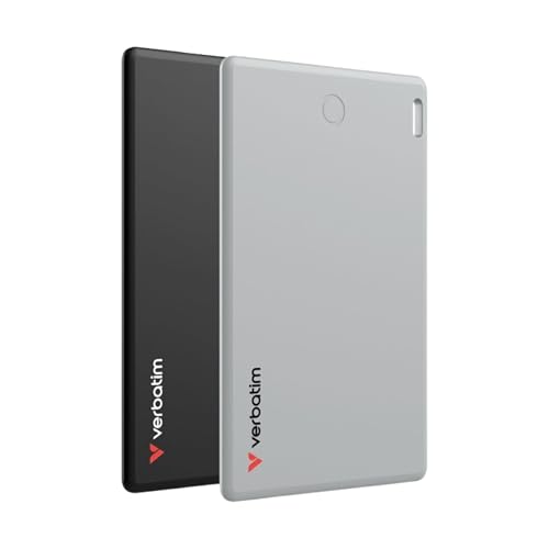 Rastreadores y localizadores verbatim, resistente al polvo/agua, ip66, 1440h, apple find, gris/negro