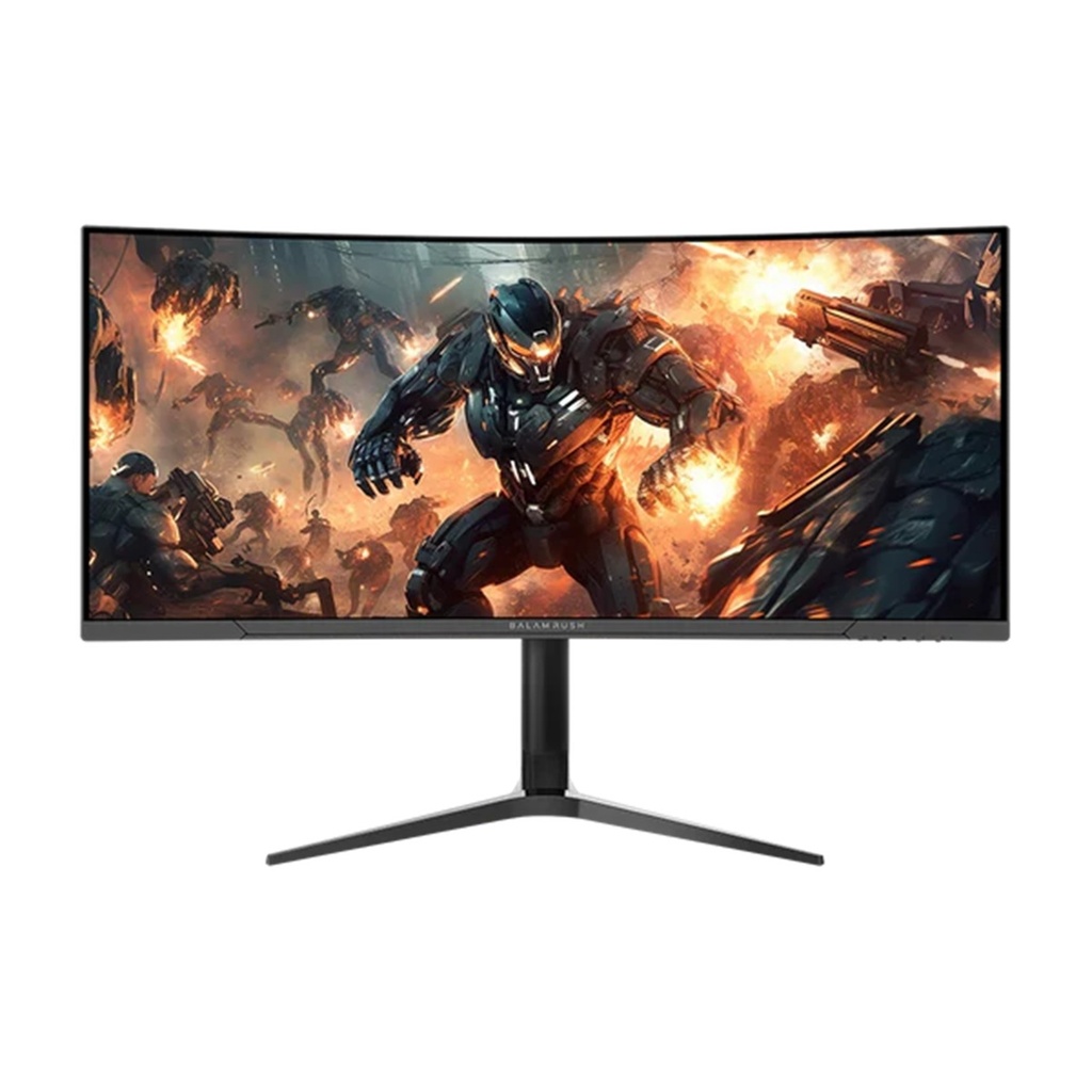 Monitor Gamer Curvo Balam Rush BR-940733 LED 34" 3440x1440 Ultra Wide Quad HD G-Sync/FreeSync 165Hz HDMI/DisplayPort Bocinas Integradas
