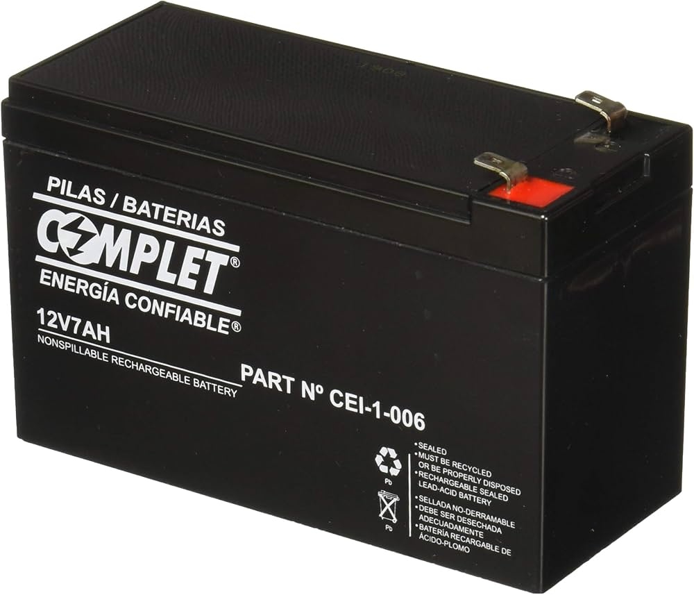 Complet Batería de Reemplazo CEI-1-010, 12V