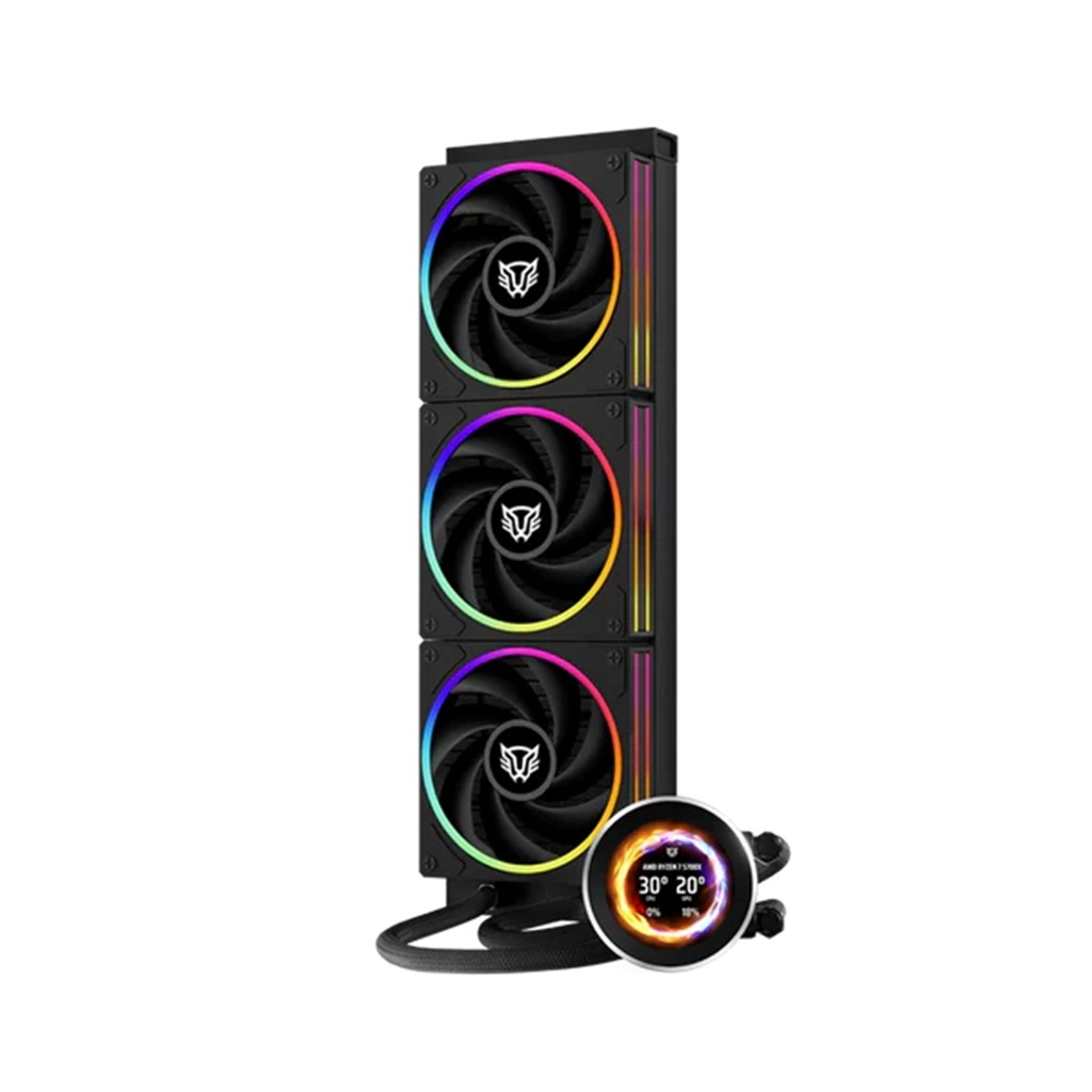 Enfriamiento Liquido Balam Rush Hydrox Expert HYX40 Display OLED Personalizable 2.1" 3x 120mm