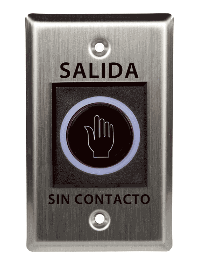 Botón De Salida ZKTECO K11 Sin Contacto Salidas NC Y NO Rango De Detección Hasta 10 CM