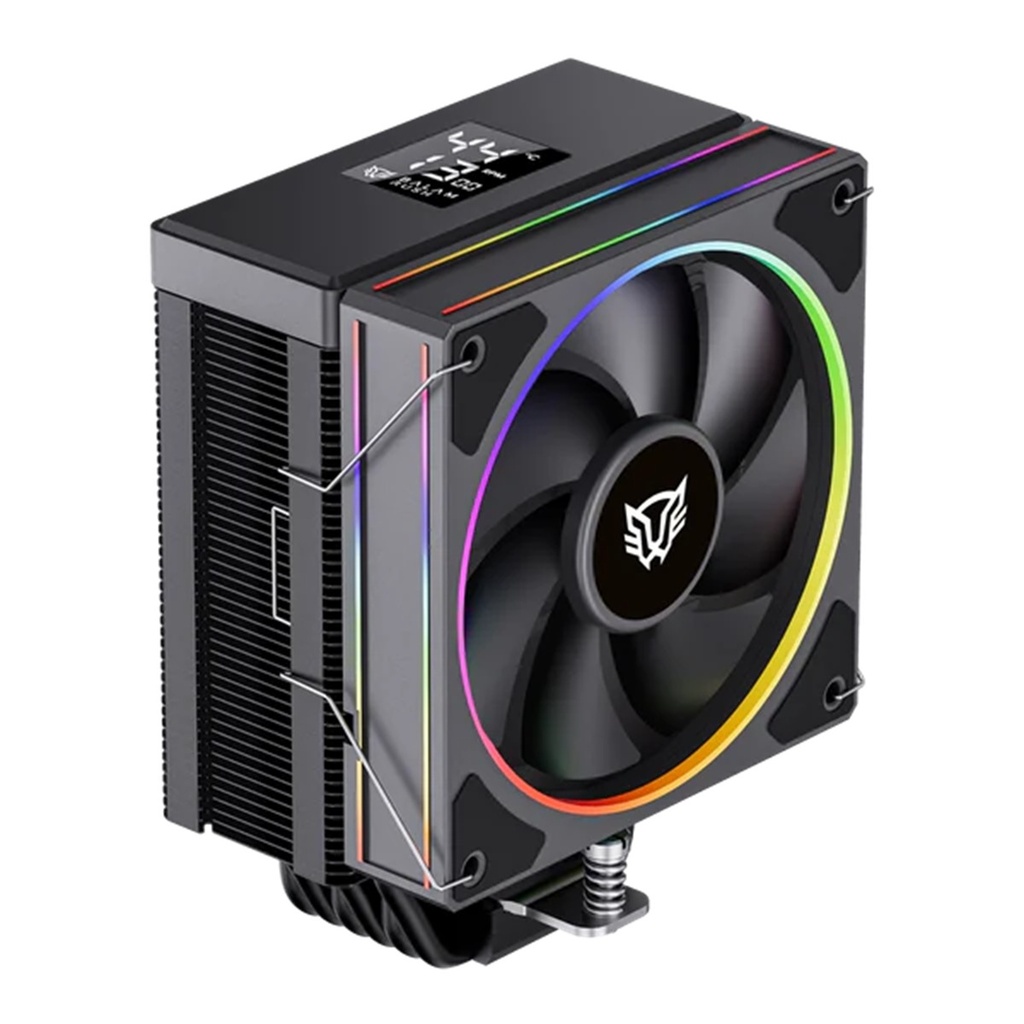 Enfriamiento de Aire Balam Rush Heliux Pro HEX65 Display Digital Disipador Simple ARGB TDP 240W
