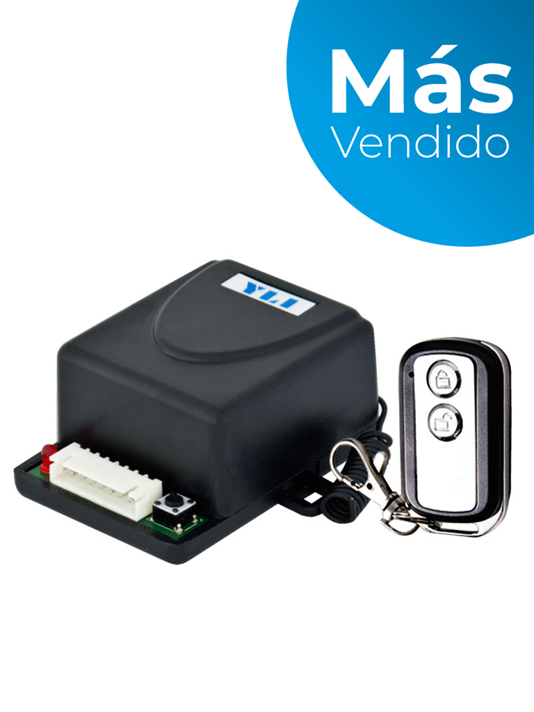 Yli wbk400112 - modulo con relay normalmente abierto y cerrado con control remoto para apertura de puerta soporta hasta 30 contr