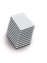 Zkteco idcardnn - paquete de 10 tarjetas  id 125 khz/ 0.88 mm de grosor/ sin folio impreso/ modelo a16060011
