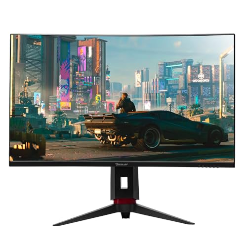 Monitor ocelot gaming negro de 32 pulgadas curvo resolucion full hd 2560 x 1440 pixeles 240hz hdmi+dp y freesync