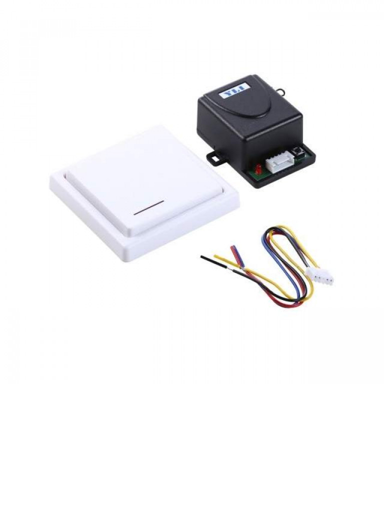 Yli wbk400rc - boton de apertura de puerta inalambrico / para apertura de puerta / salida no y  nc