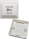 Botón Liberador YLI PBK-812 Para Control De Acceso Incluye Caja Para Instalación