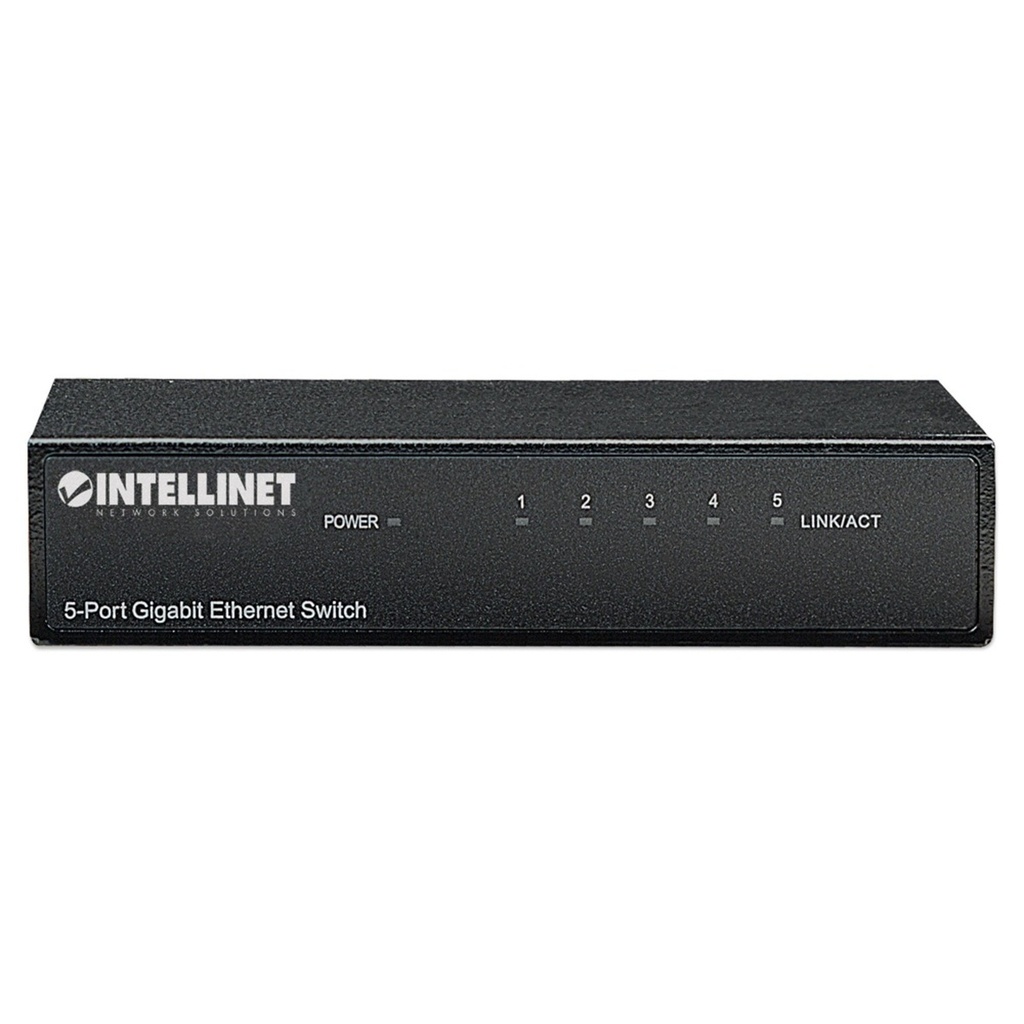Switch Intellinet Gigabit Ethernet 530378 5 Puertos 10/100/1000Mbps 1024 Entradas No Administrable 