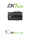 Panel De Control ZKSoftware inBio-160 Para 1 Puerta 30.000 Usuarios