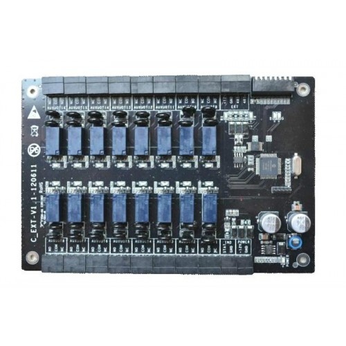 Expansor de 16 relevadores para sistema de elevadores compatible con apx4000